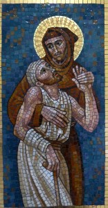 St. Francis and the leper