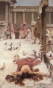 St. Eulalia, painting by John William Waterhouse