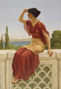 The Signal, painting by John William Godward