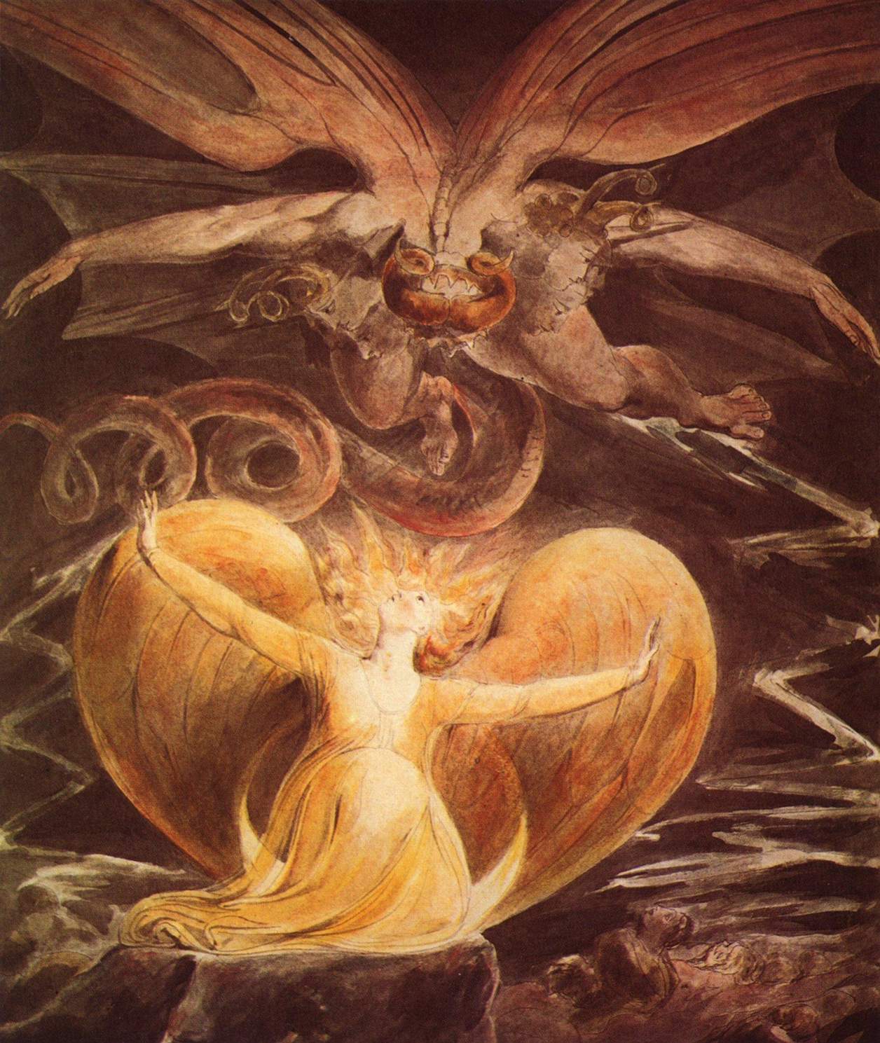 The Great Red Dragon and the Woman clothed with the sun, William Blake