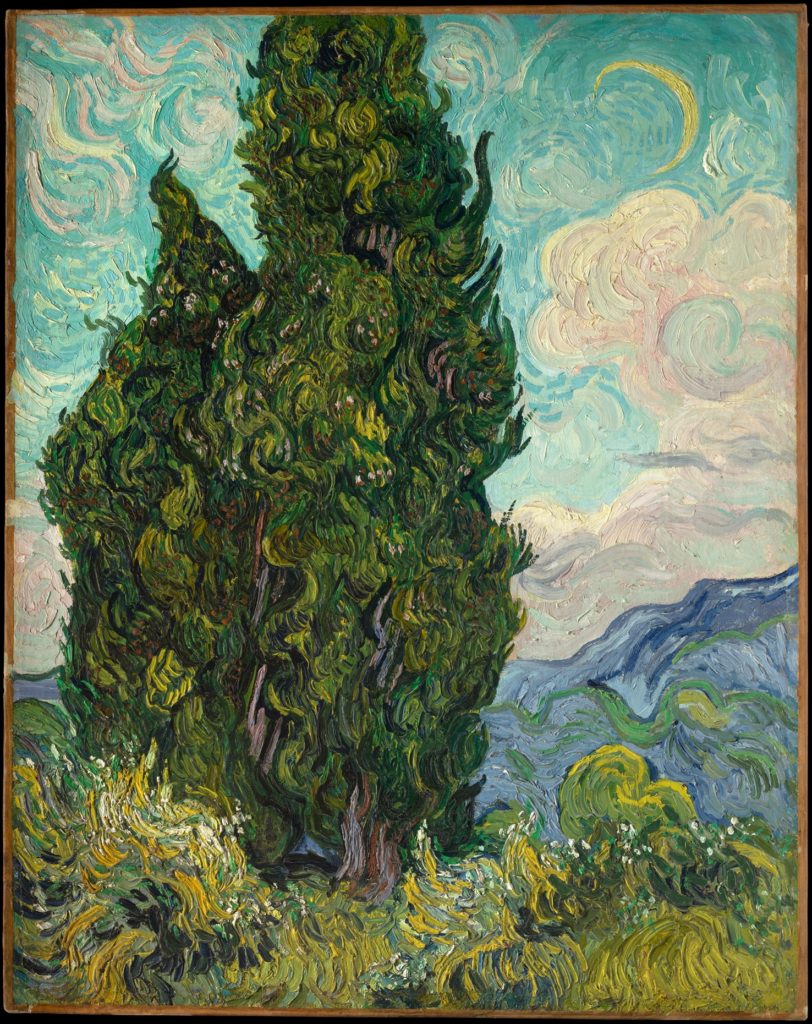 Cypresses, Vincent van Gogh